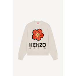Men Boke Flower Sweatshirt - Pale Grey
