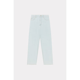 Women Bleach Carrot Fit - Bleached Blue Denim