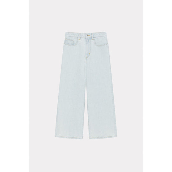 Women Bleach Sumire Cropped Fit - Bleached Blue Denim