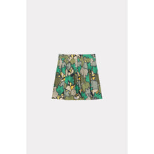 Women Printed Mini Skirt - Dark Khaki