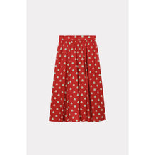 Women Kenzo Teddy Flower Midi Skirt - Cherry