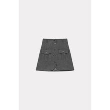 Women Mini Skirt - Stone Grey