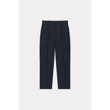 Women Checks Tailored Pants - Midnight Blue