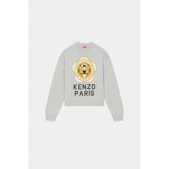 Women Kenzo Tiger Academy Jumper - Pale Grey