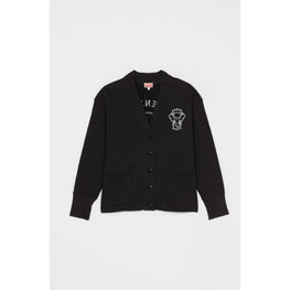 Women Ken Zo Cardigan - Black