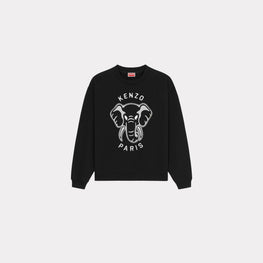 Women Ken Zo Regular Fit Sweatshirt - Black