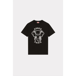 Women Ken Zo Loose Fit T-Shirt - Black