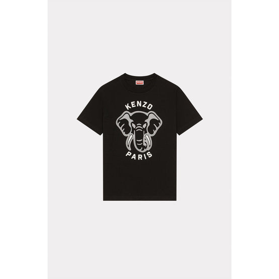 Women Ken Zo Loose Fit T-Shirt - Black