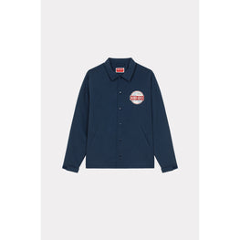 Men Kenzo Globe Padded Coach Jkt - Midnight Blue