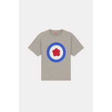 Men Kenzo Target Oversize T-Shirt - Pearl Grey