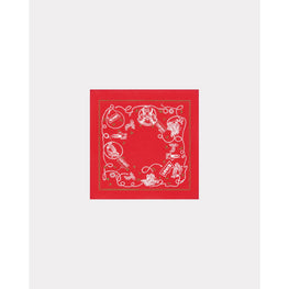 Men Printed Bandana - Cherry