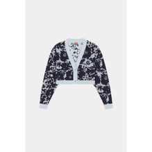 Women Kenzo Flower Camo Cardigan - Midnight Blue