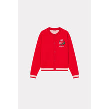 Women Cny Crew Cardigan - Cherry