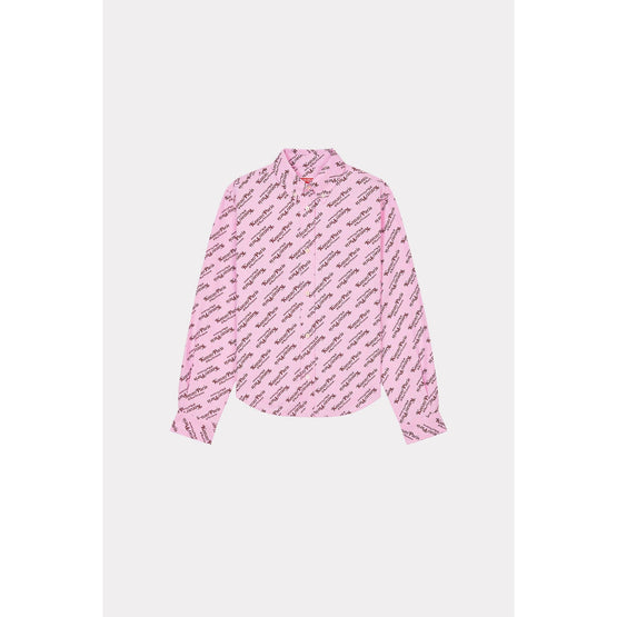 Women Printed Slim Fit Shirt - Rose