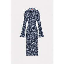 Women Flower Camo Cardi Dress - Midnight Blue