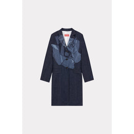 Women Kenzo Rose Coat - Rinse Blue Denim