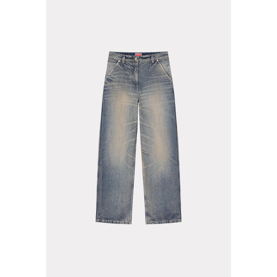 Women New Fit Seasonal Denim Pants - Stone Bl Dirty Blue Denim