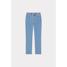 Women Cny Asagao Straight - Stone Bleached Blue Denim