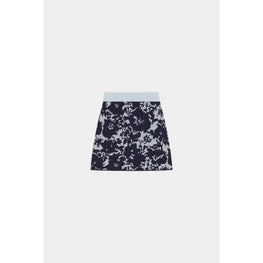 Women Kenzo Flower Camo Skirt - Midnight Blue