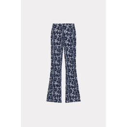 Women Flower Camo Pants - Midnight Blue