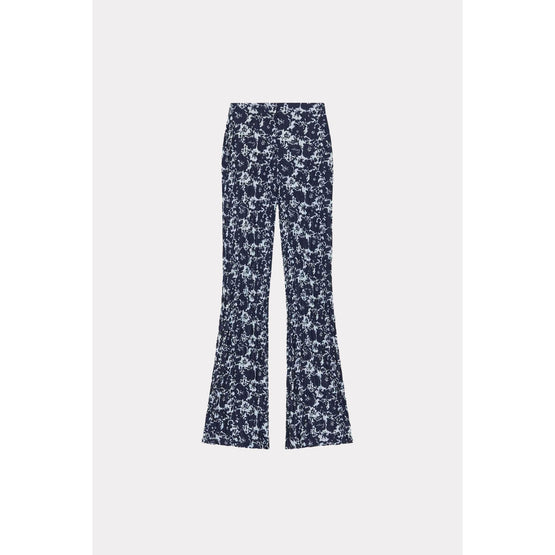 Women Flower Camo Pants - Midnight Blue