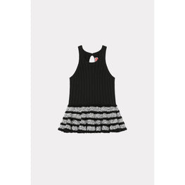 Women Summer Crochet Top - Black