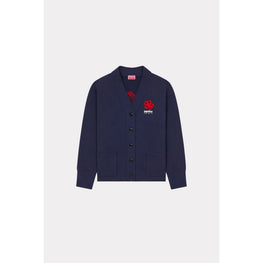 Women Kenzo Drawn Varsity Cardigan - Midnight Blue