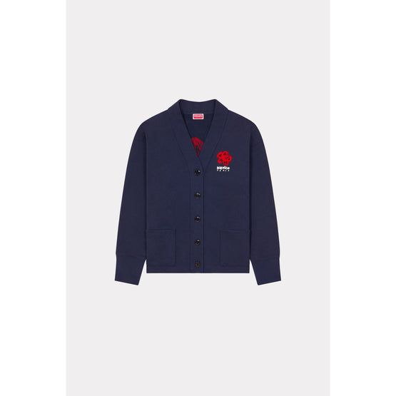 Women Kenzo Drawn Varsity Cardigan - Midnight Blue