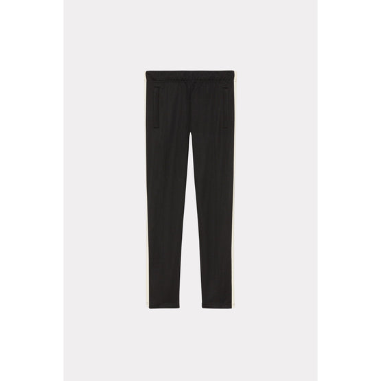 Men Elephant Flag Trackpant - Black