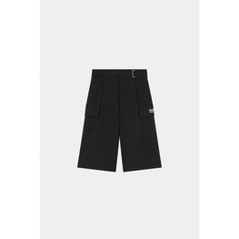 Men Cargo Tailored Short - Black