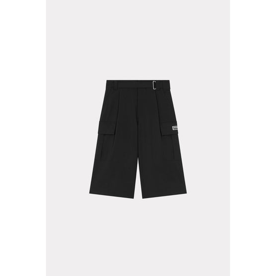 Men Cargo Tailored Short - Black