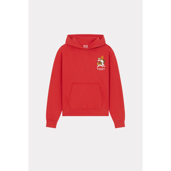 Men Cny Classic Hoodie - Cherry