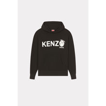 Men Kenzo Orange Oversize Hoodie - Black