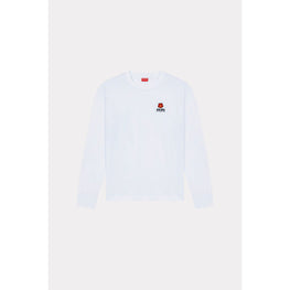 Men Boke Flower Crest Longsleeve - White