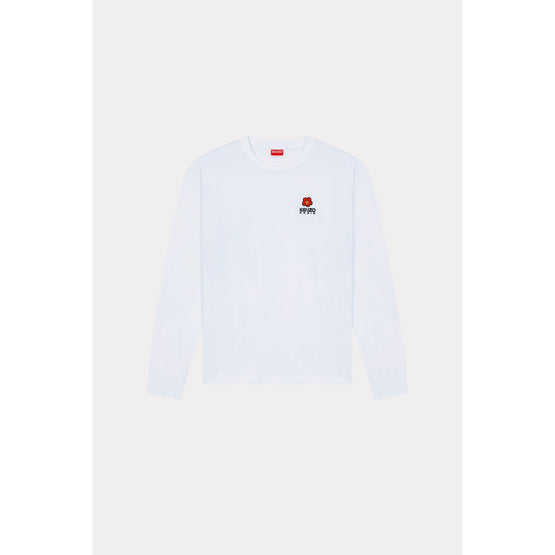 Men Boke Flower Crest Longsleeve - White