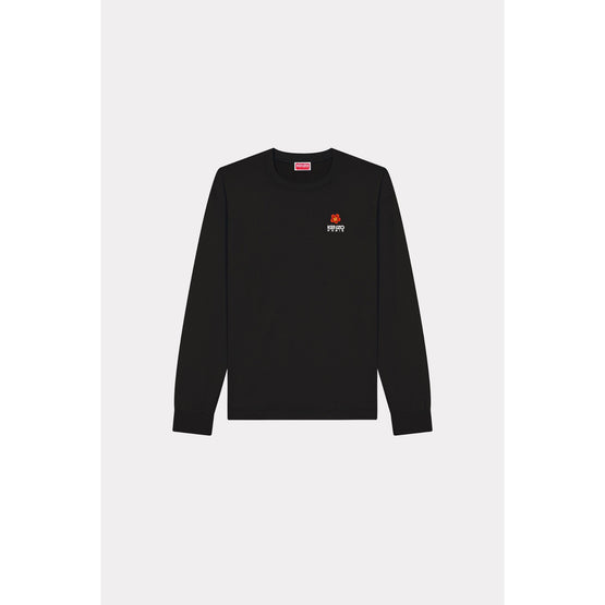 Men Boke Flower Crest Longsleeve - Black
