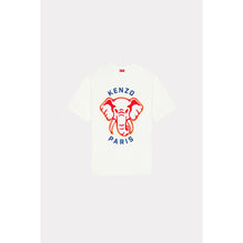 Men Kenzo Elephant Classic T-Shirt - Off White