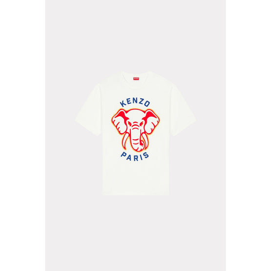 Men Kenzo Elephant Classic T-Shirt - Off White