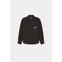 Men Bicolor Kp Padded Overshirt - Black