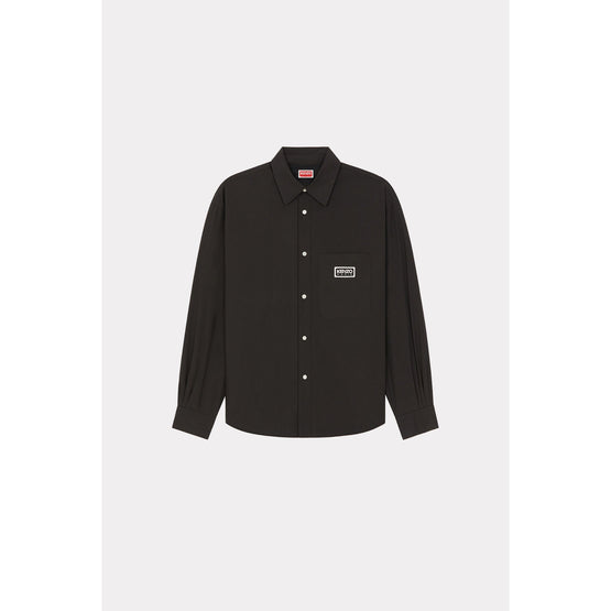 Men Bicolor Kp Padded Overshirt - Black