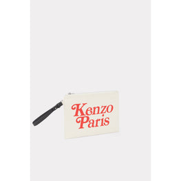 Men Large Clutch - Ecru