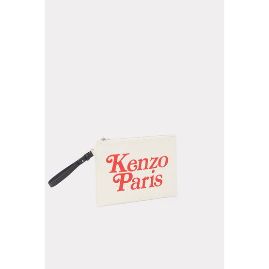 Men Large Clutch - Ecru
