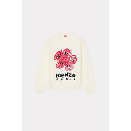 Men Rws Kenzo Drawn Varsity Jumper - Off White