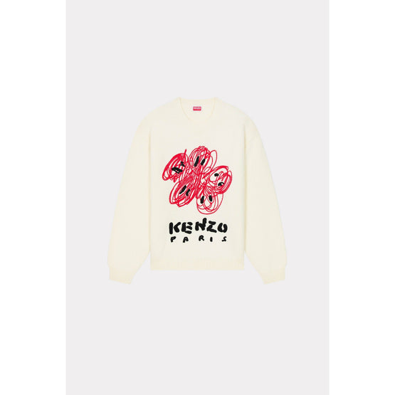 Men Rws Kenzo Drawn Varsity Jumper - Off White