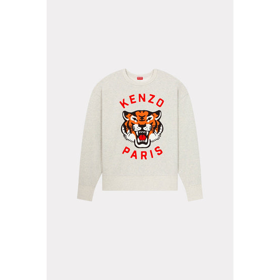 Men Tiger Sweatshirt - Pale Grey
