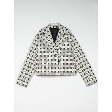 Women Weave Blouson - Black