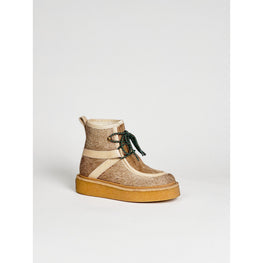 Women Kenzo Yuki Pony Boots - Beige