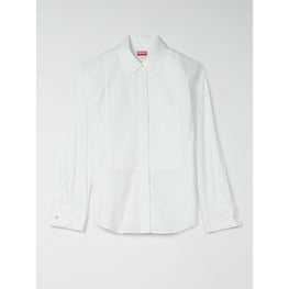 Women Pinstripe Fitted Shirt - White