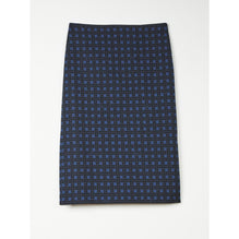 Women Weave Midi Skirt - Midnight Blue