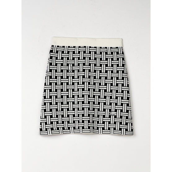 Women Weave Skirt - Off White